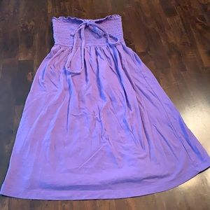 🎉3/$15 SALE!🎉 SO brand size XS purple halter coverup dress